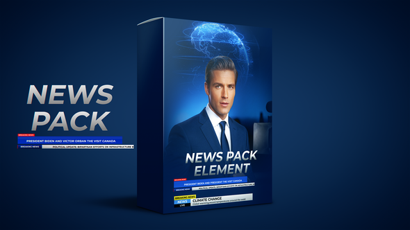 News Lower Thirds broadcast-packages template preview