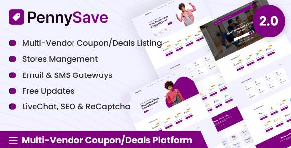 [DOWNLOAD]PennySave - Multi-Vendor Coupon/Deals Platform