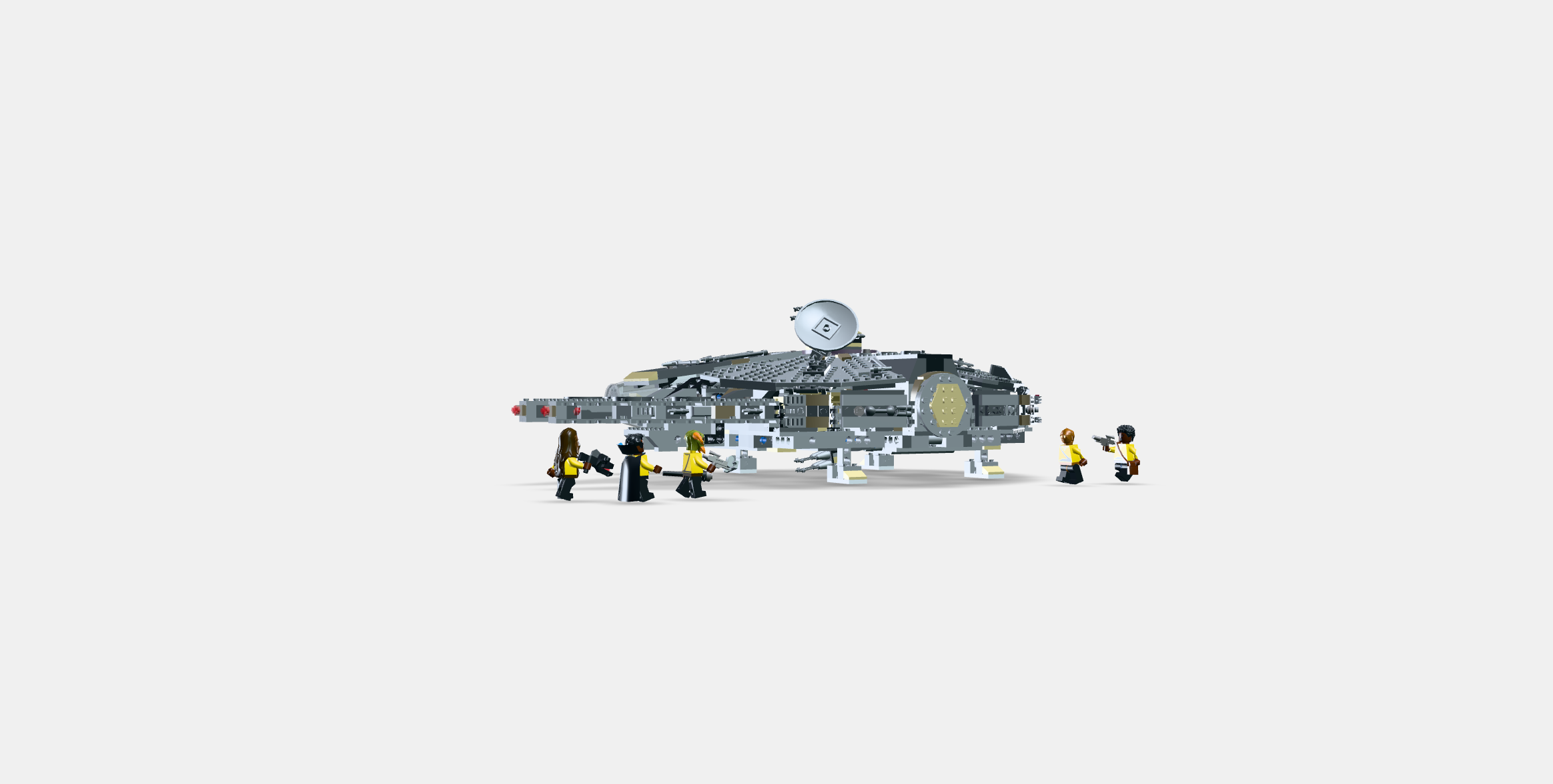 LEGO Star Wars Millennium Falcon 75257 by MagicWebSolutions 3DOcean