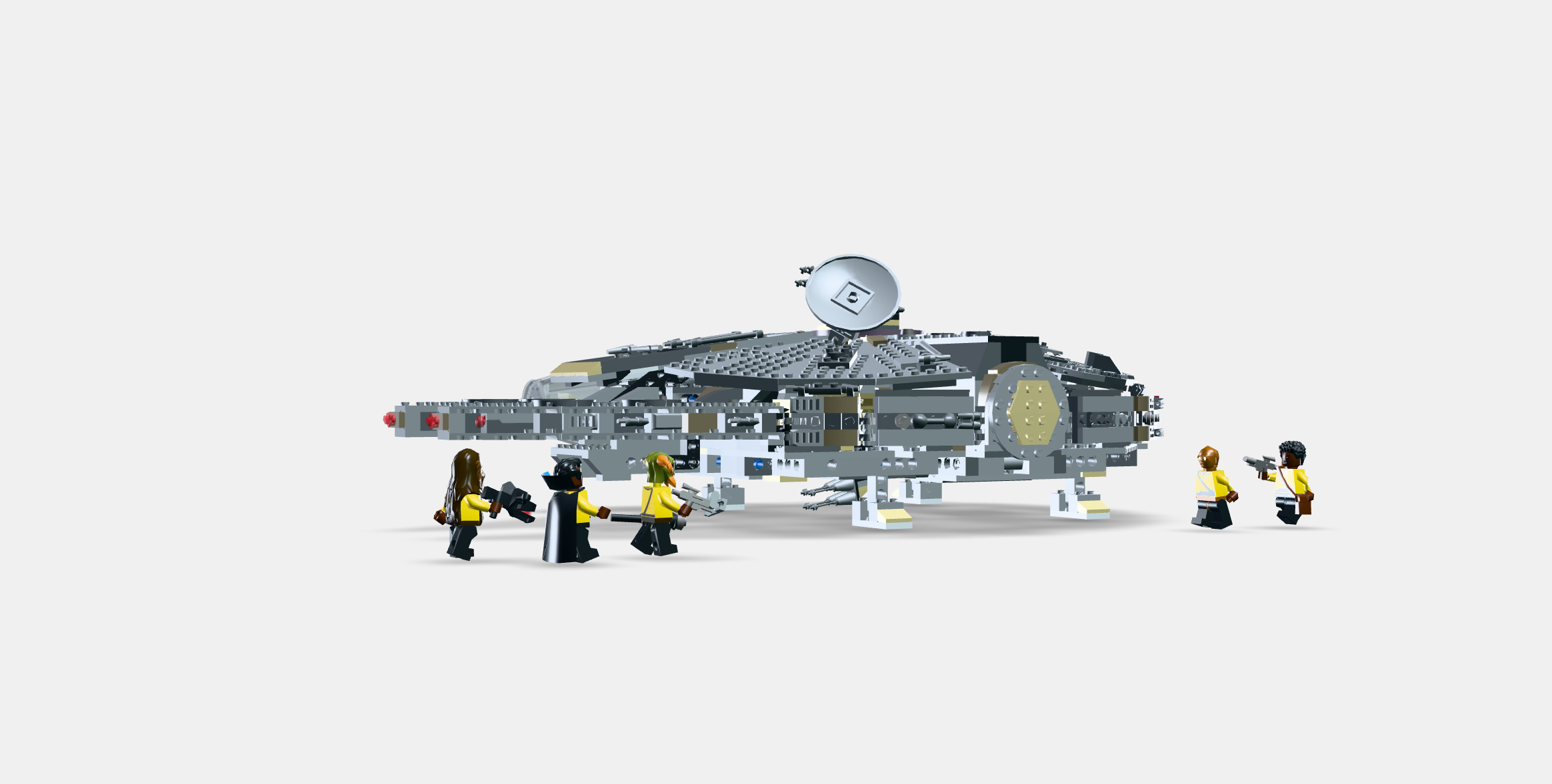 LEGO Star Wars Millennium Falcon 75257 by MagicWebSolutions 3DOcean