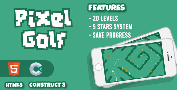 [DOWNLOAD]Pixel Golf HTML5 Game