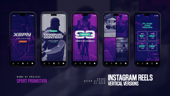 Sport Promotion Reels Product Promo template preview