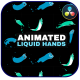 Animated Liquid Hands | DaVinci Resolve - VideoHive Item for Sale