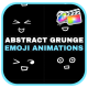 Abstract Grunge Scribble Emoji Animations | FCPX - VideoHive Item for Sale