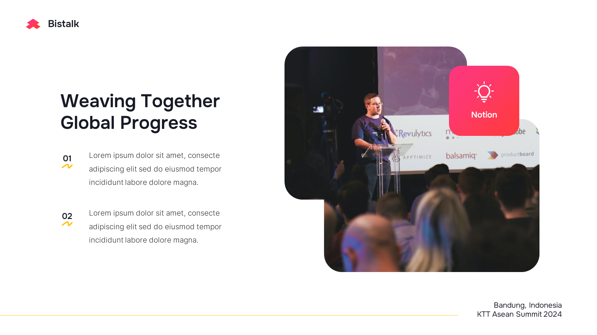 Bistalk - Conference Keynote Template, Presentation Templates ...