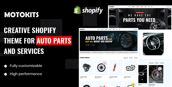 [DOWNLOAD]Motokits - Auto Parts & Services Creative Shopify Theme