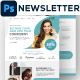 Hair Solution Email Newsletter PSD Template