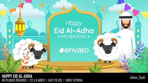 Happy Eid Al-Adha Openers template preview
