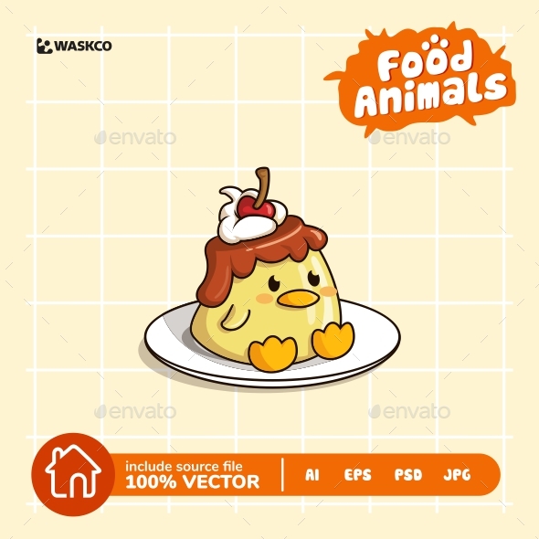 [DOWNLOAD]Cute Cartoon Duck Pudding