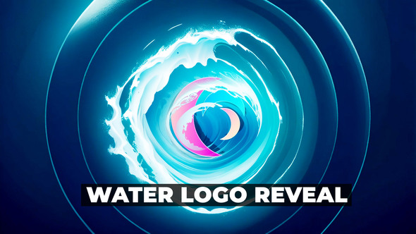 Water Hand Drawn Logo Logo Stings template preview