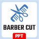 Barber Cut - Barbershop and Hair Salon PowerPoint Template