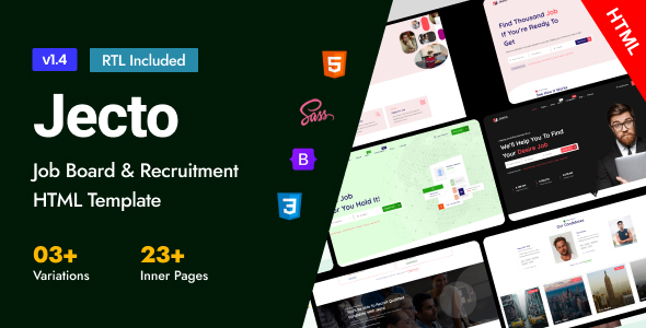 [DOWNLOAD]Jecto - Job Board & Recruitment Bootstrap 5 Template
