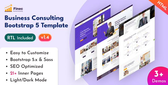 Finec - Business Consulting Bootstrap 5 Template