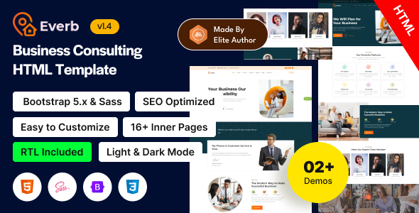 Everb - Business Consulting Bootstrap 5 Template