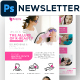 Beauty Clinic Email Newsletter PSD Template