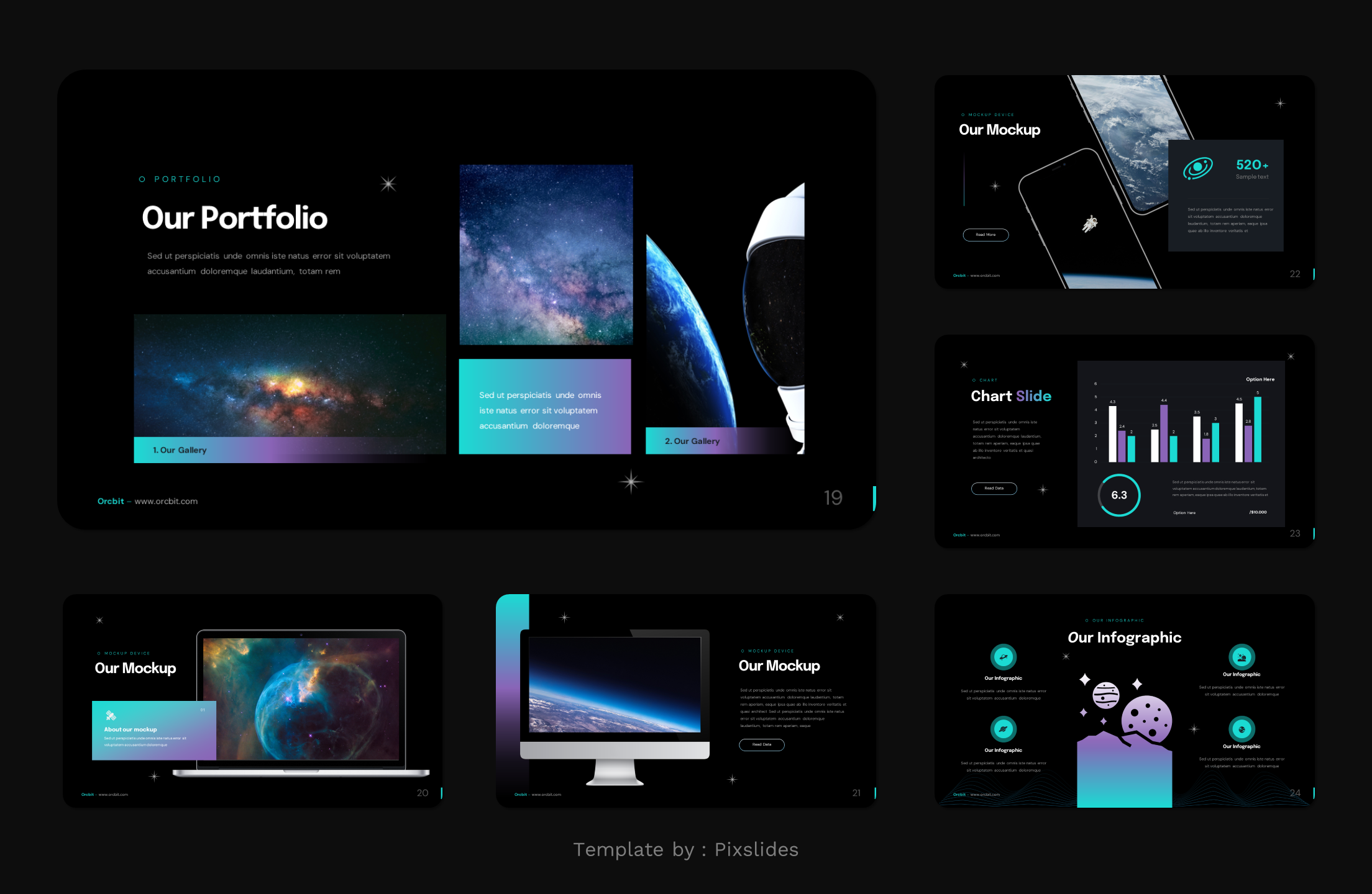 Orcbit - Space & Astronomy Keynote Presentation Template, Presentation ...