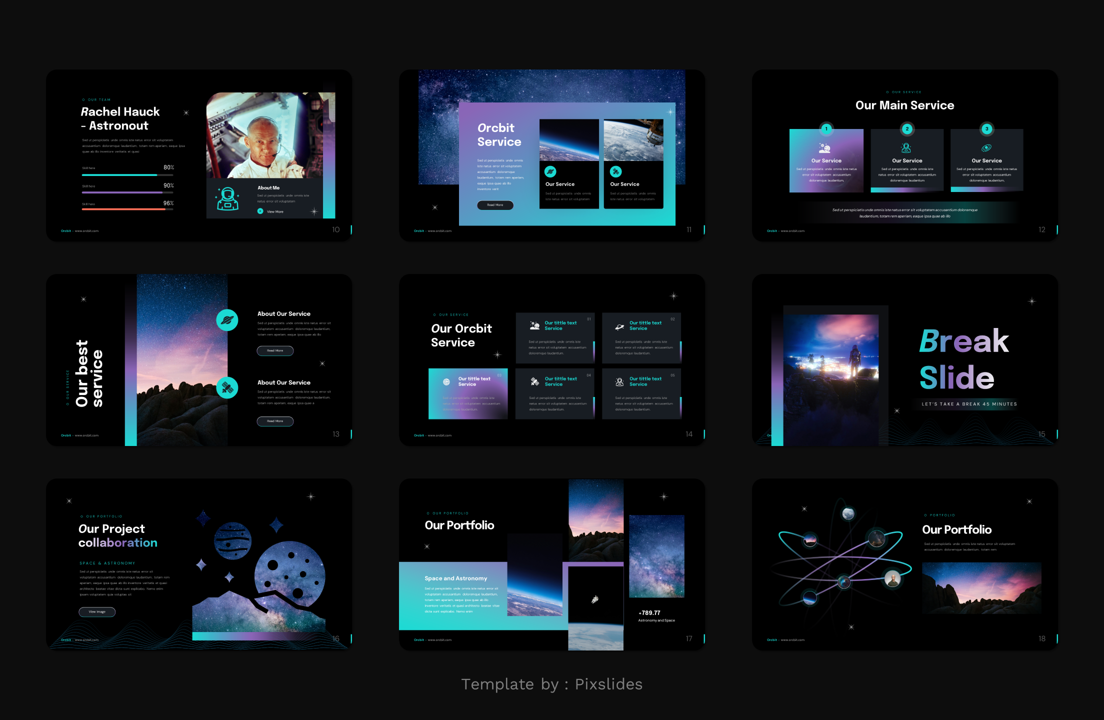 Orcbit - Space & Astronomy Keynote Presentation Template, Presentation ...