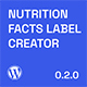 Nutrition Facts Label Creator Gutenberg Block