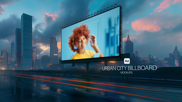 Urban City Billboard Mockups Product Promo template preview