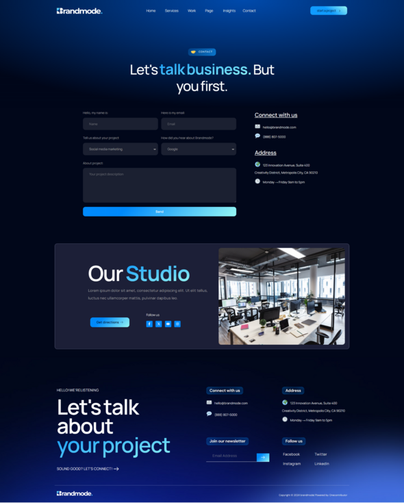 Brandmode - Digital Marketing Agency Elementor Template Kit by ...