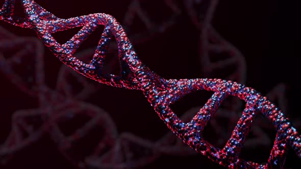 Realistic Animated DNA in 4K