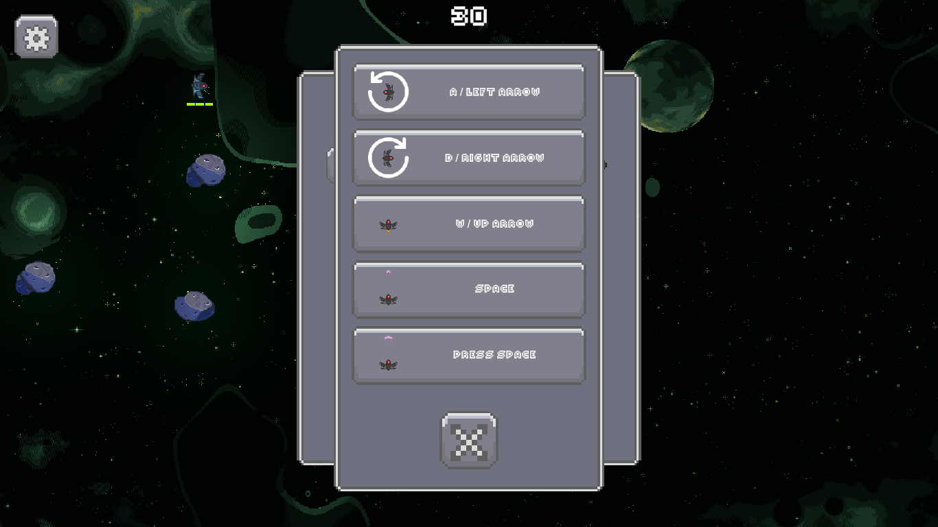 Asteroids Space Shooter - UNITY / HTML by danilomacb | CodeCanyon