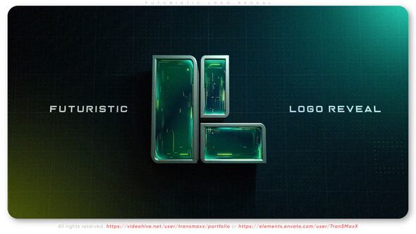 Futuristic Logo Reveal Logo Stings template preview