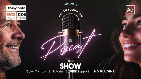 Podcast Intro Openers template preview