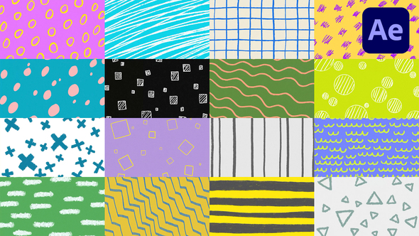 Hand Drawn Background | After Effects Elements template preview