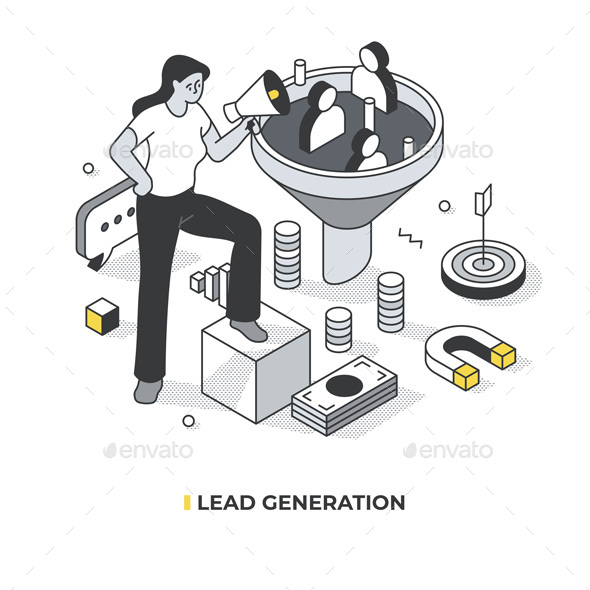 [DOWNLOAD]Lead Generation Isometric Scene