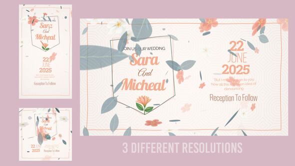 Wedding Invitation Titles template preview