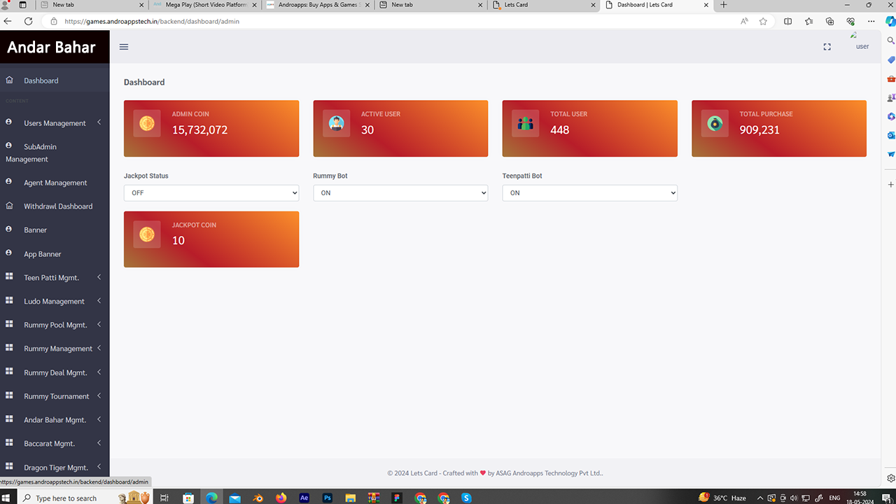 Andar Software Andar Bahar Cards Remote Game by androappstech | CodeCanyon