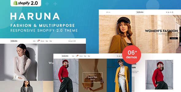 [DOWNLOAD]Haruna - Fashion & Multipurpose Shopify 2.0 Theme