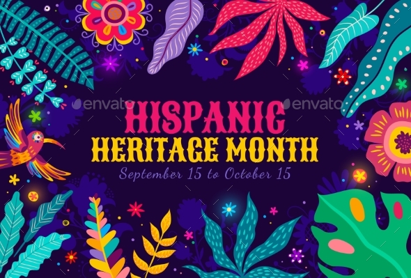 [DOWNLOAD]Flowers and Plants Banner Hispanic Heritage Month