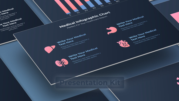 Corporate Infographic - Business Data Infographics Video Displays template preview