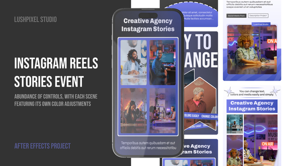 Promo Instagram Reels Openers template preview