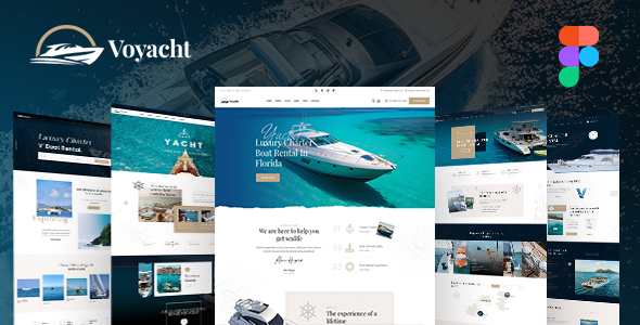 Voyacht - Yacht and Boat Rental Figma Template