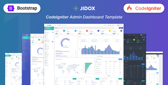 [DOWNLOAD]Jidox - Codeigniter Admin & Dashboard UI Kit