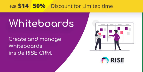 Whiteboards plugin for RISE CRM
