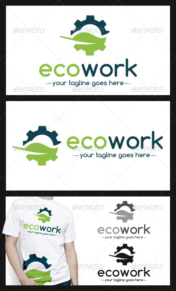 Eco Works Logo Template - Nature Logo Templates
