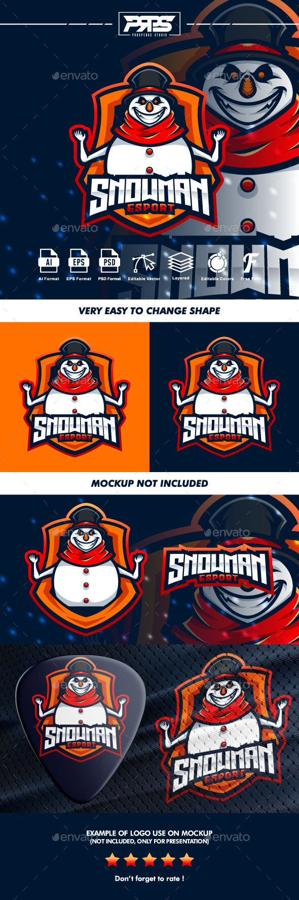 [DOWNLOAD]Snowman Esport Logo