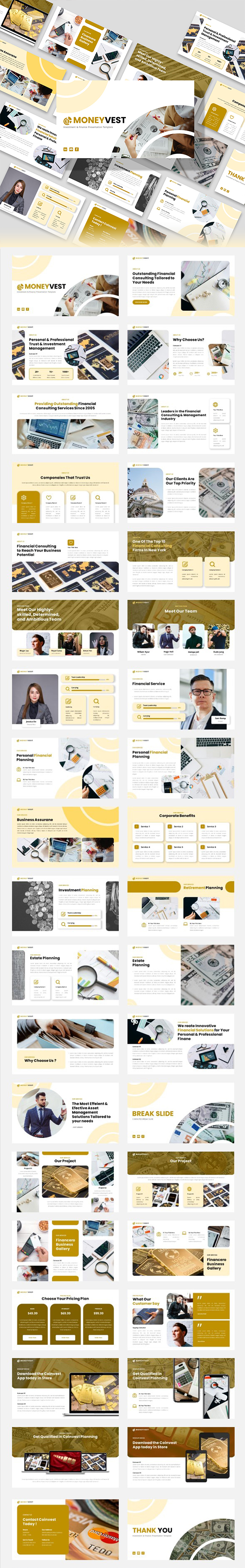 [DOWNLOAD]Moneyvest - Money Management And Investment PowerPoint Template