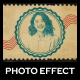 Portrait Stamp Photo Effect