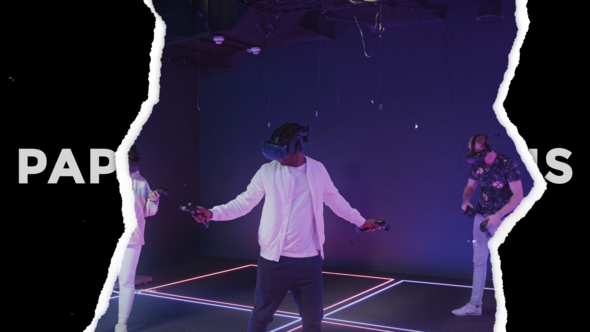 Paper Transitions Elements template preview