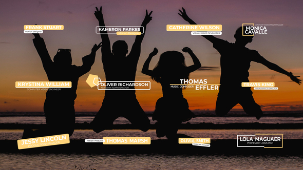 Minimal Lower Thirds | After Effects Elements template preview