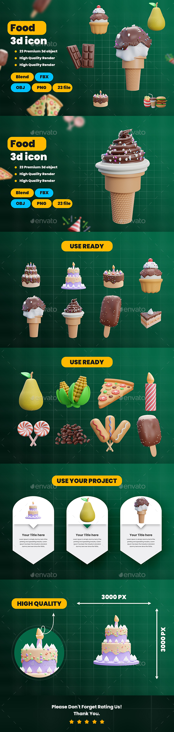 [DOWNLOAD]Food 3d Icon Pack