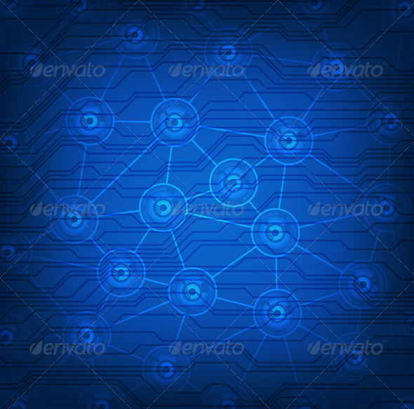 Abstract Background - Technology Conceptual
