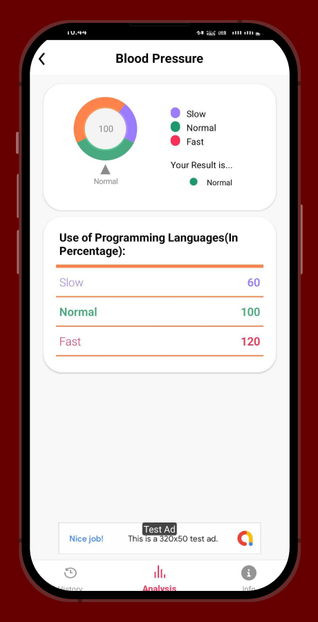 Heart Rate Blood Pressure Monitor - BP Monitor - Health Tracker - BMI ...
