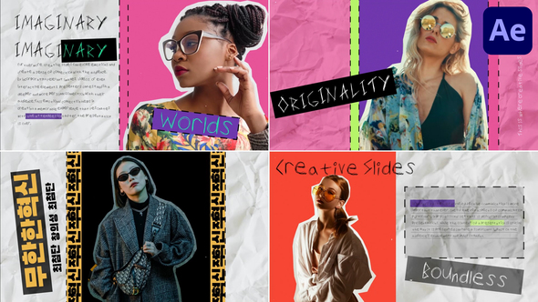 Handmade Creative Slides for After Effects Openers template preview