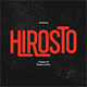 Hirosto Display Font